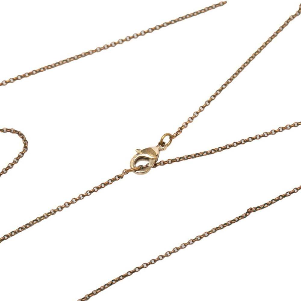 CHANEL Authentic Green Logo Necklace - Picture 4 of 7